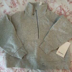 Gray Half-Zip Pullover